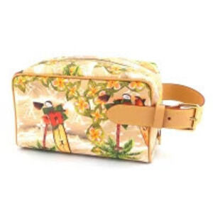 Louis Vuitton Locker Clutch Kit Bag Dopp Sand Monogram Surfing